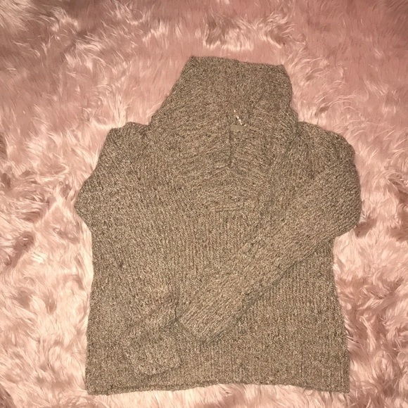 Cozy Taupe Women's Sweater - Picture 3 of 3